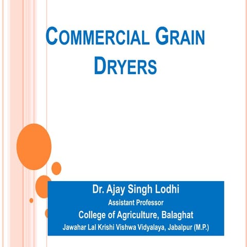 Grain Dryers