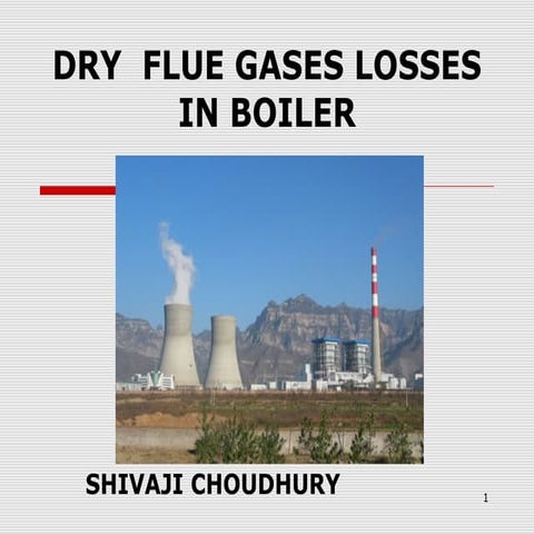 Dry heat losses in boiler
