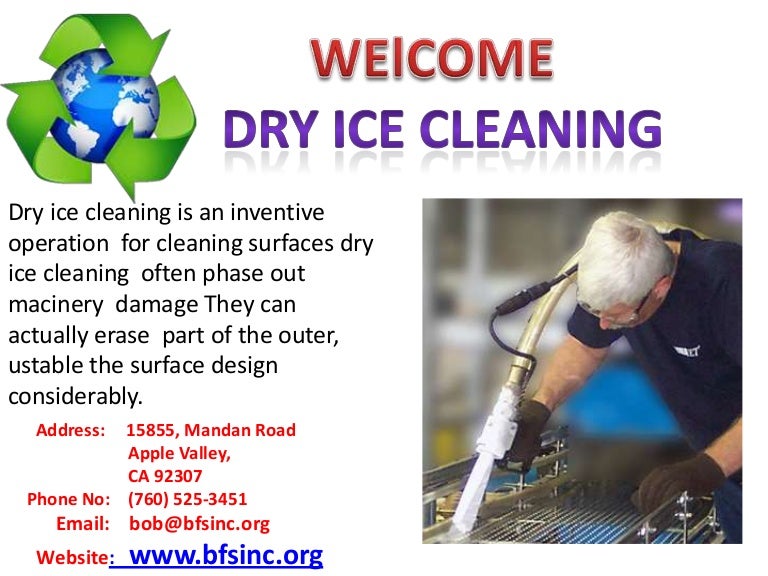 Dry ice cleaning Dry ice cleaning