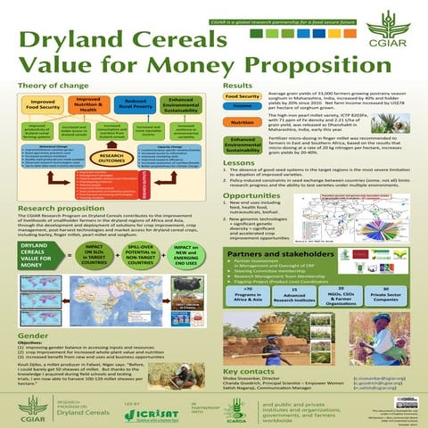 CGIAR Research Program on Dryland Cereals, Value for money