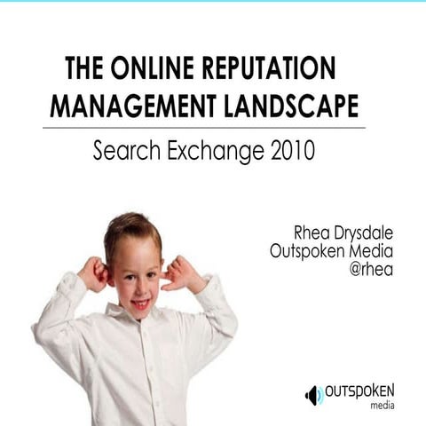 The Online Reputation Management Landscape