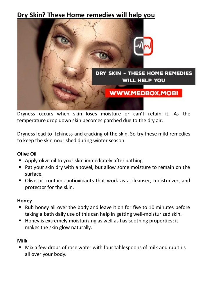 home remedies moisturizer