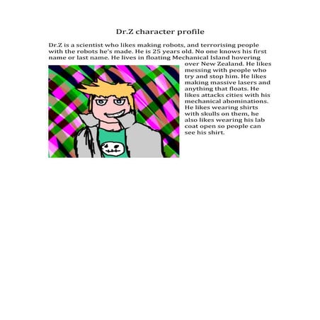 Dr.Z character info | PDF