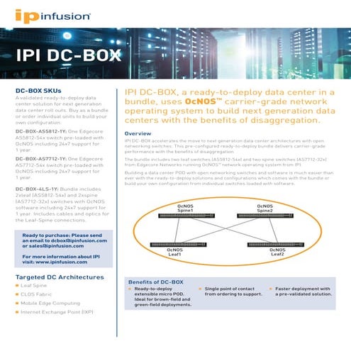 IPI DC-BOX Bundle: Data Center in a Box