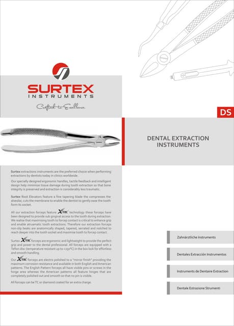 Dental Forceps Chart Wholesale Medical Equipment Adult Dental Forceps