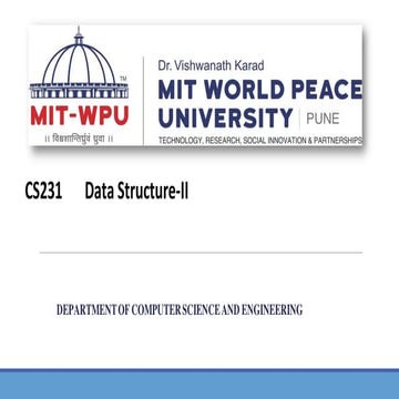 SPPU Data Structures Unit 5 Graphs and Trees | PDF