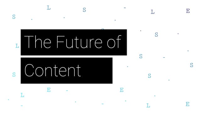 In Content Strategy, L.E.S.S. is More