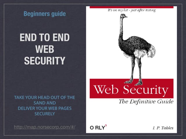 End to end web security