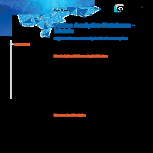 Actian Matrix Datasheet