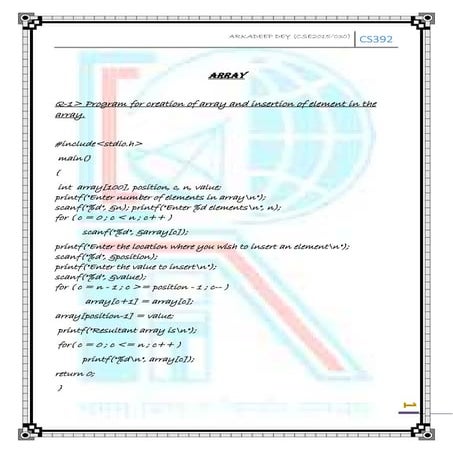 Data Structure in C Programming Language | PDF