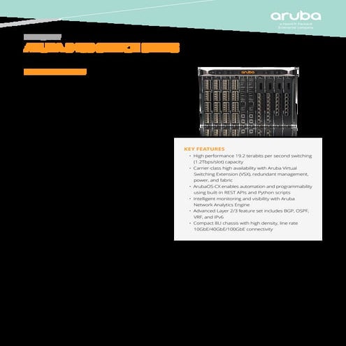 ARUBA 8400 Series