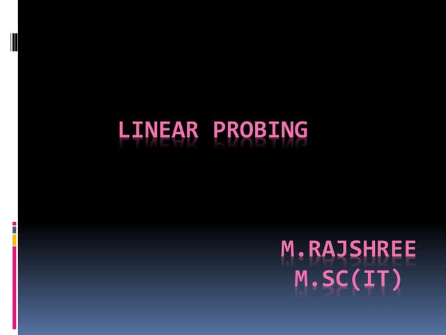 linear probing