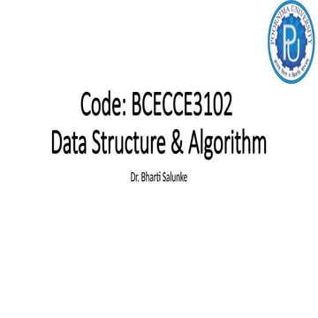 Data Structure and Algorithm Introduction