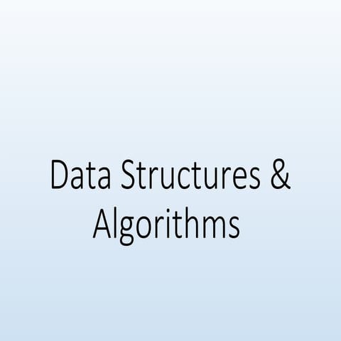 Unit 1 introduction to data structure | PPT