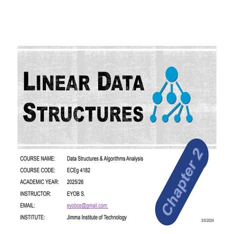 Data structures using c | PPT
