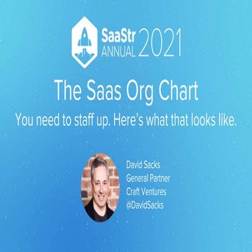 Mastermind Masterclass: The SaaS Org Chart with David Sacks