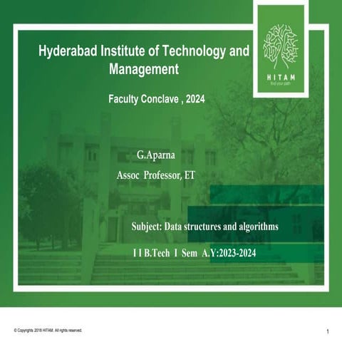 DSAConclave Presentation based on introduction