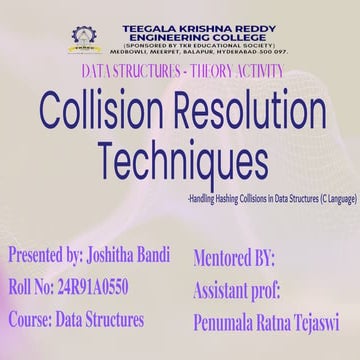 DS collision resolution techniques...... | PDF