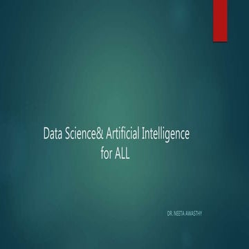 Data Science & Artificial Intelligence for ALL | PPTX