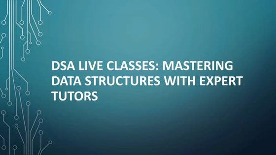 Master Data Structures and Algorithms in Pune | PDF