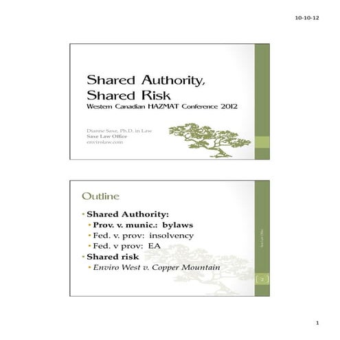 D.Saxe Haz Mat West 2012 Handouts