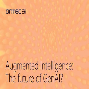 [DSC DACH 25] Christian Casari - Augmented Intelligence - The future of GenAI...