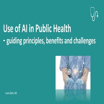 Role of Artificial Intelligence in Public Health | PPTX