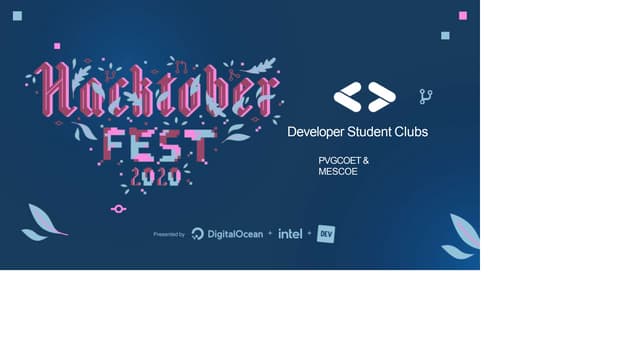 HacktoberFestPune - DSC MESCOE x DSC PVGCOET