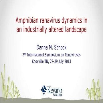 Amphibian ranavirus disease dynamics in an industrially altered landscape