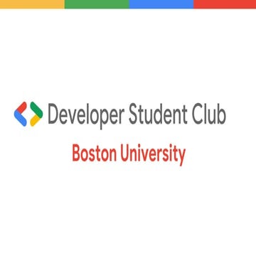 BU DSC Info Session | PPTX