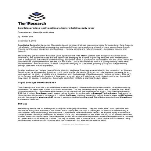 DSC-Press Release For Hosters