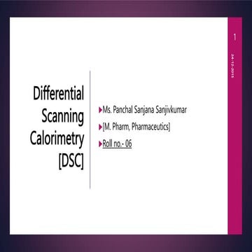 Differential Scanning Colourimetry