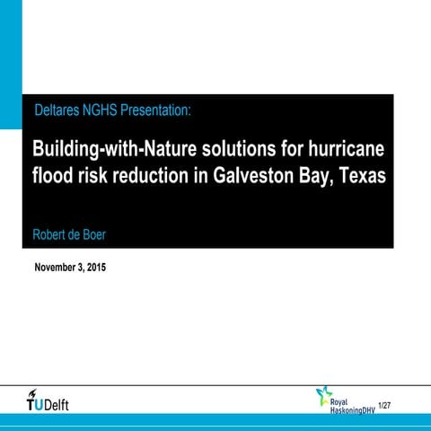DSD-INT 2015 - Building-with-Nature solutions for hurricane flood risk reduct...