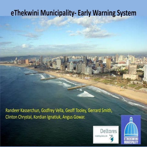 DSD-INT 2015 - Operational system for the eThekwini municipality - Angus Gowar