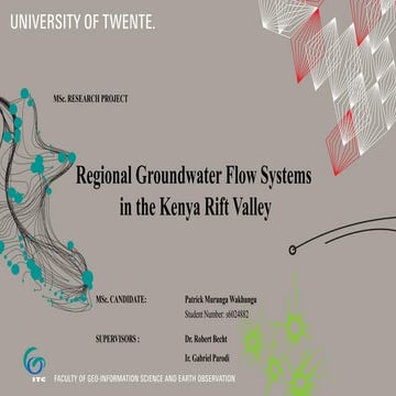 DSD-INT 2016 Regional groundwater flow systems in the Kenya Rift Valley - Mur...