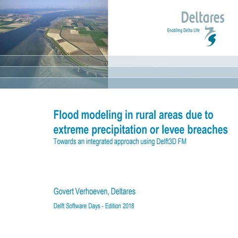 DSD-INT 2018 Flood modeling in rural areas due to extreme precipitation or le...