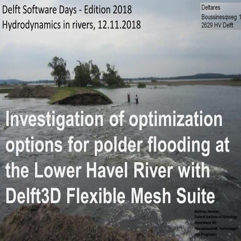 DSD-INT 2018 Investigation of optimization options for polder flooding at the...