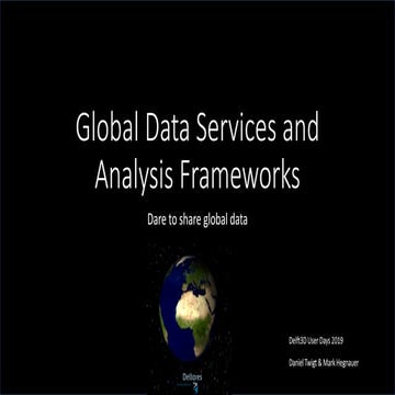 DSD-INT 2019 - Global Data Services and Analysis Frameworks - Twigt