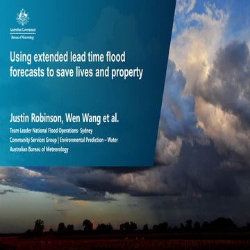 DSD-INT 2020 Using extended lead time flood forecasts to save lives and prope...