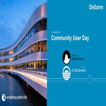 DSD-INT 2021 D-Settlement Community User Day - Teixeira