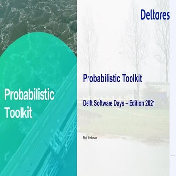 DSD-INT 2021 Probabilistic Toolkit (PTK) - Brinkman