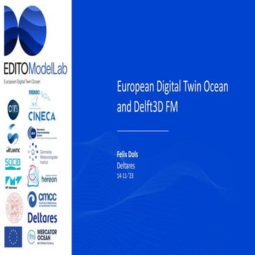DSD-INT 2023 European Digital Twin Ocean and Delft3D FM - Dols