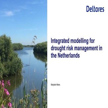 Modeling Water Demand in Droughts (in England & Wales) | PPTX
