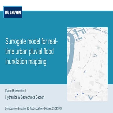 DSD-INT 2023 Surrogate model for real time urban pluvial flood inundation map...