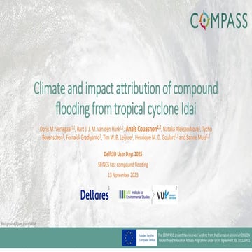 DSD-INT 2025 Climate and impact attribution of compound flooding induced by t...