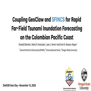 DSD-INT 2025 Coupling GeoClaw and SFINCS for Rapid Far-Field Tsunami Inundati...