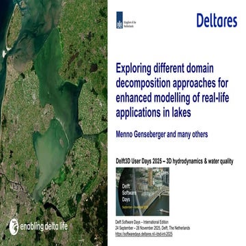 DSD-INT 2025 Exploring different domain decomposition approaches for enhanced...