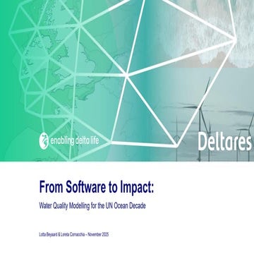 DSD-INT 2025 From Software to Impact - Water Quality Modelling for the UN Ocean Decade - Beyaard