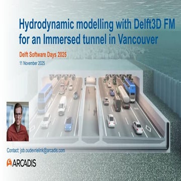 DSD-INT 2025 Hydrodynamic and Morphodynamic Modeling with Delft3D FM for an I...