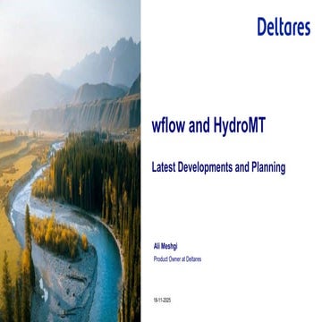 DSD-INT 2025 Latest Developments for HydroMT and wflow - Meshgi